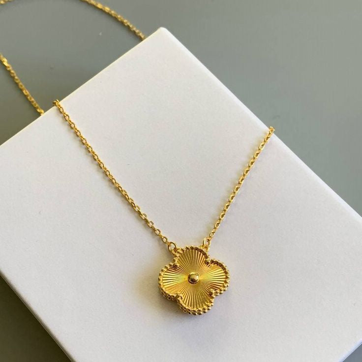 Gold Clover Necklace