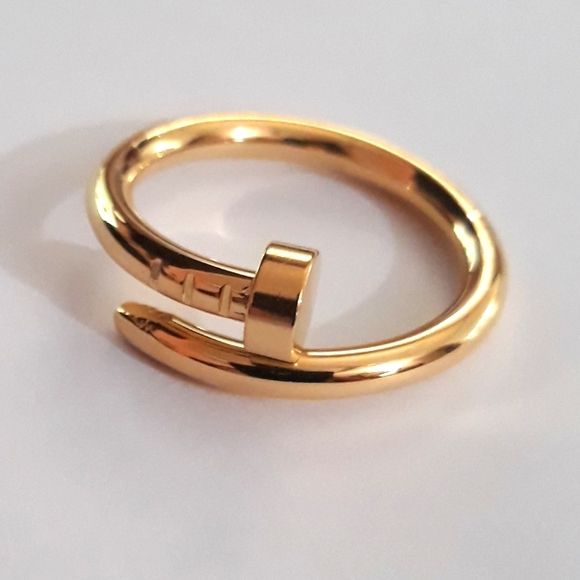 Gold Cartier Nail Ring