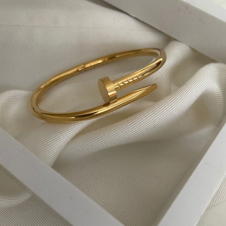 Cartier Gold Nail Bracelet
