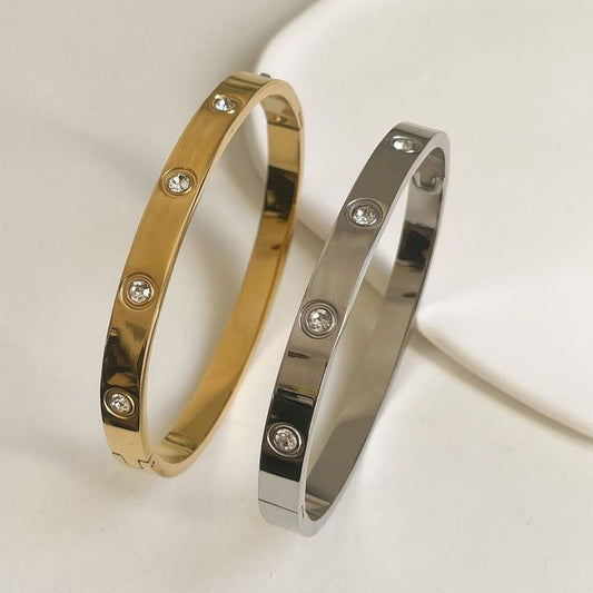 Cartier Gold Stone & Silver Bracelet