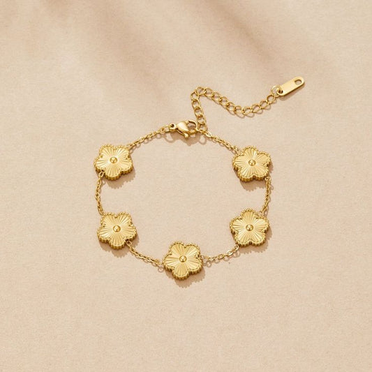 Golden Clover Bracelet
