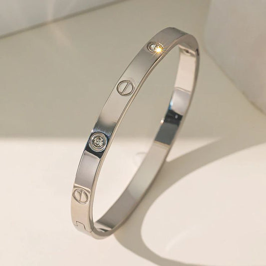 Cartier Silver Stone Bracelet