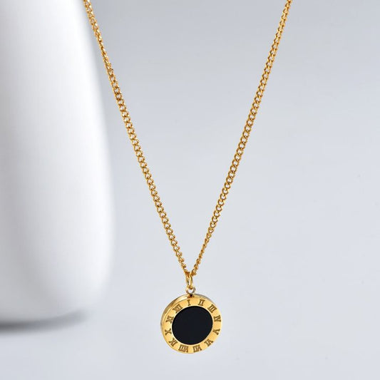 Black Roman Necklace